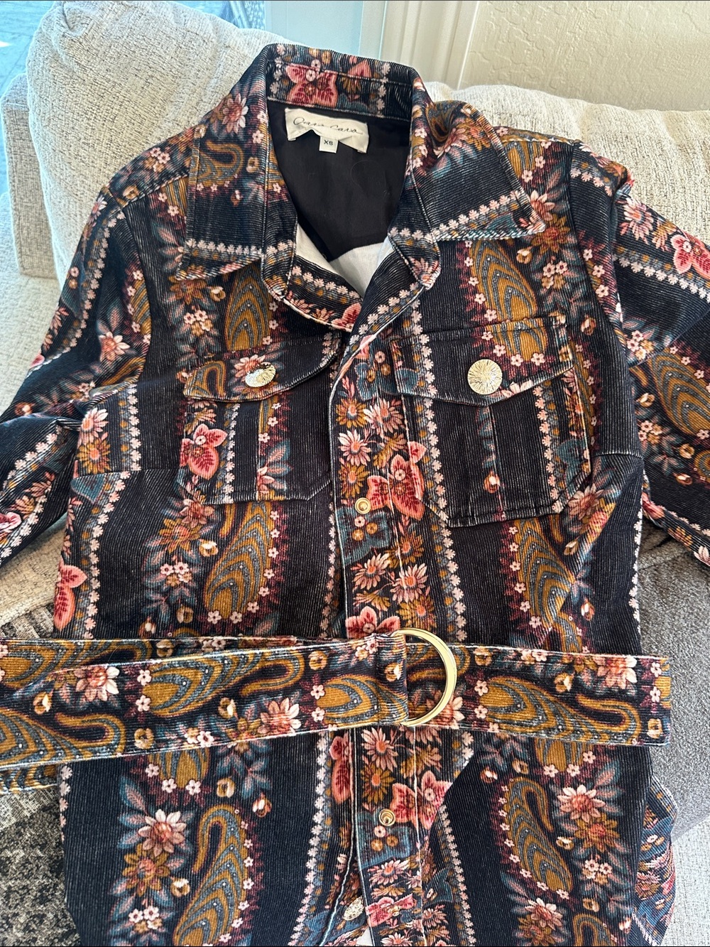 Cara Cara dress size XS Cara Cara - Villena Dress - Paisley Trail Black - Picture 2 of 7